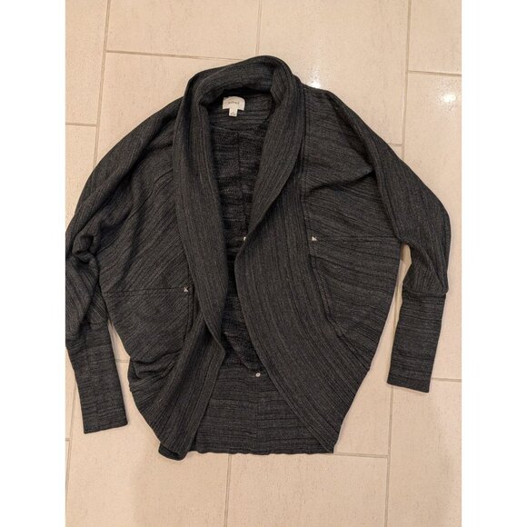 ARITZIA Wilfred Diderot Cocoon Oversized Open Cardigan in Heather Grey size S - Picture 7 of 10